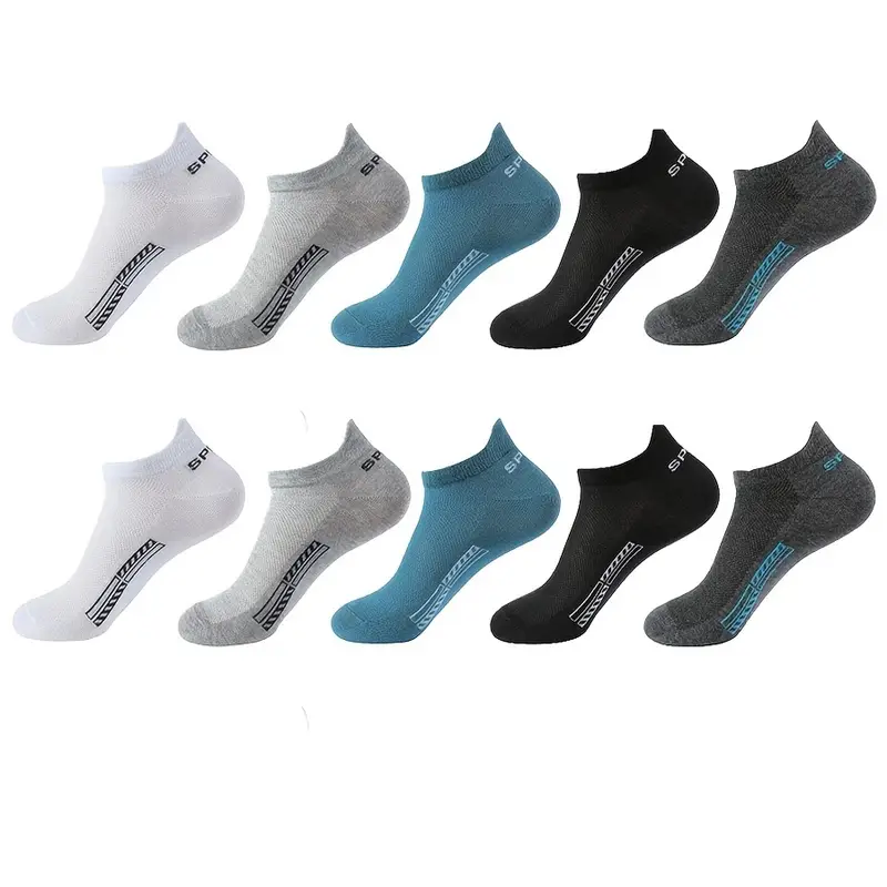 10 pares de calcetines unisex multi deportes de varios colores con función AT elástica 