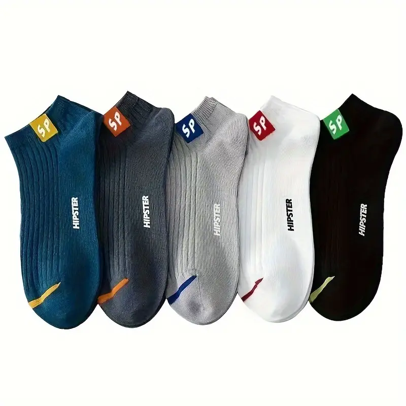 5 pares de calcetines unisex para entretiempo modelos SP color hípster 