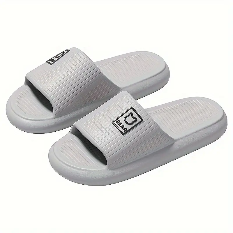 chanclas bear unisex  color blanco ideal para el calor 