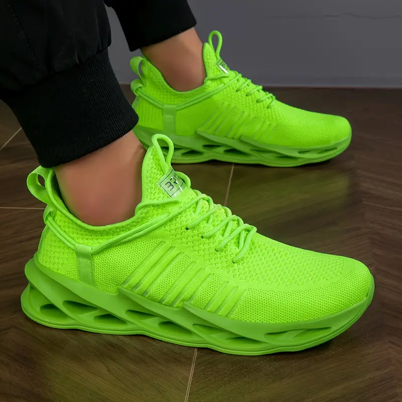 zapatillas unisex antideslizante deportivas con color verde ideal para  para hacer deporte con frio, calor o entretiempo 