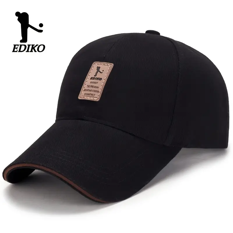 gorra ediko unisex con bordes color cafe ideal para el calor