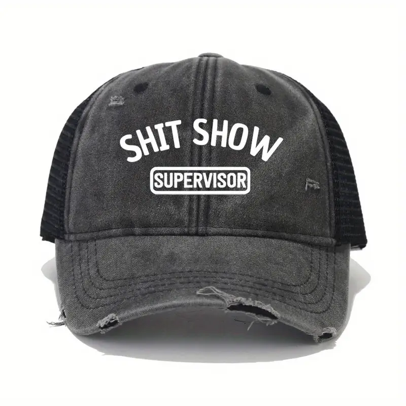 gorra supervisor color gris unisex calor y entretiempo 
