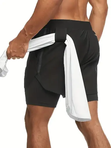producto estrella bermuda sport con doble capa interior para aislar de y evitar bajas temperaturas  y la humedad con  con amplio bolsillo interno y e villa  de tela para porta toallas o cualquier prenda ideal para gym o  deporte al aire libre