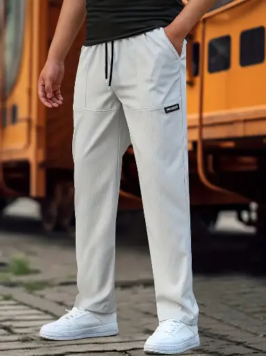 parte inferior de ropa informal y sport color gris