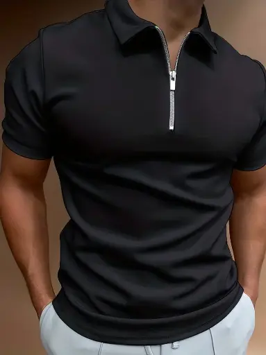 polo informal premiun color negros