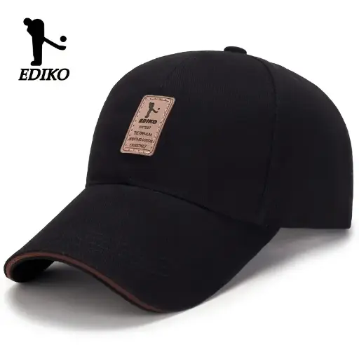 gorra ediko unisex con bordes color cafe ideal para el calor