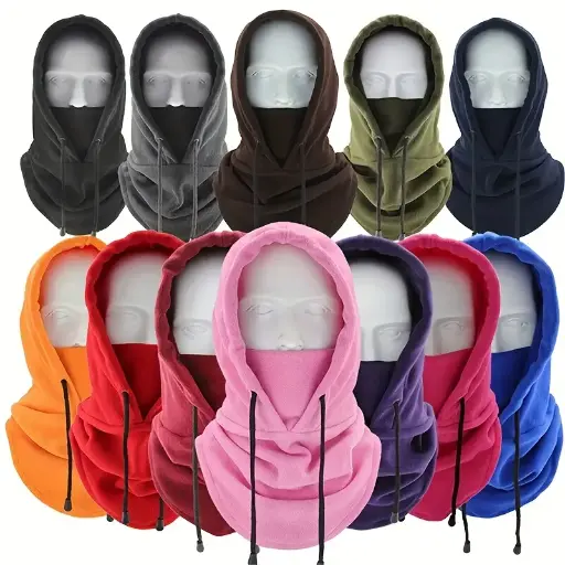 pasamontañas ideal para el frio con capucha y cubre boca para maxima protecion modelo unisex con colores a elegir